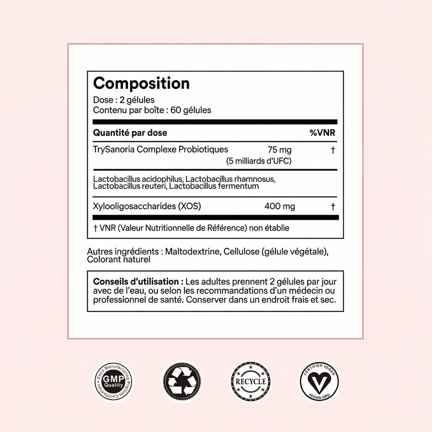 Blend probiotique vaginal